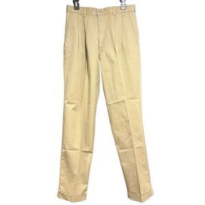 Levi’s Dockers Pleated Cuffed British Khaki Dress Pants Men’s 31/32